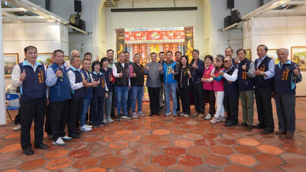 影／鹿港四季紅春來賜福「拜天公」　鹿港公會堂隆重登場