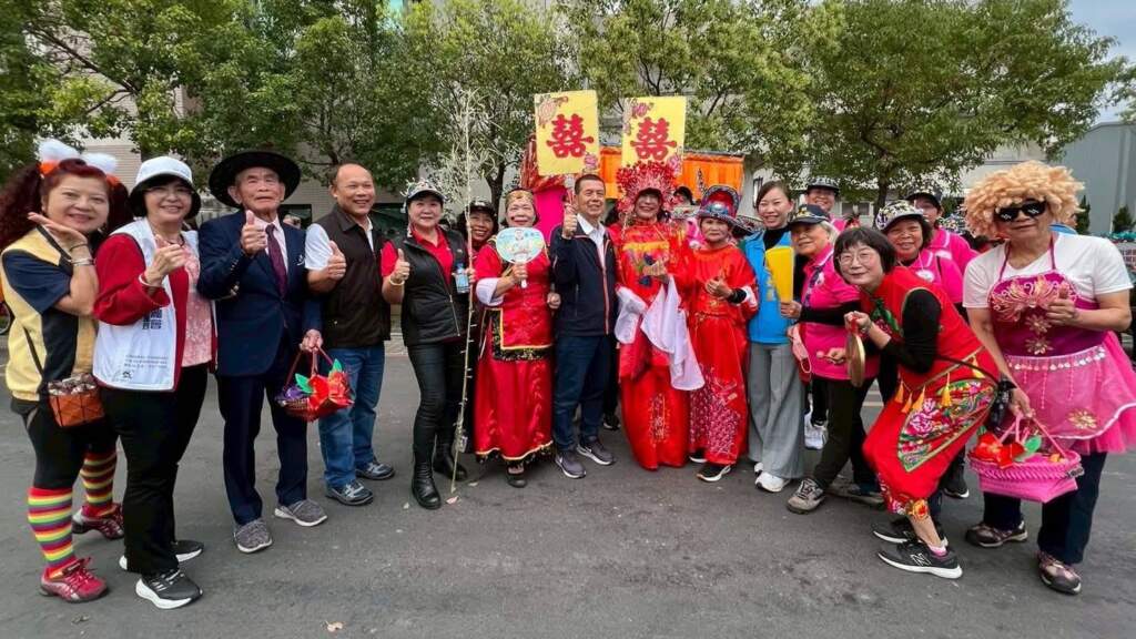 ▲社頭慶元宵踩街活動。(圖/記者林明佑翻攝)