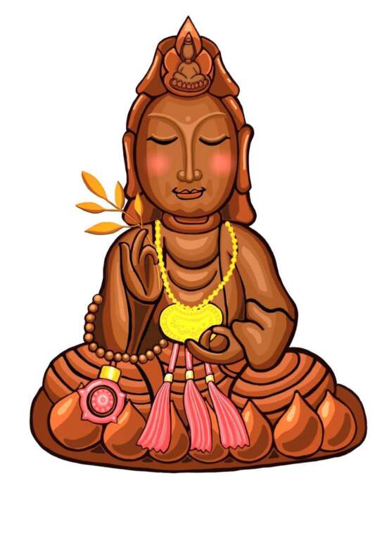 畫家卓筠打造妙善觀音QQ版　妙善聖堂攜手公益開創新風貌