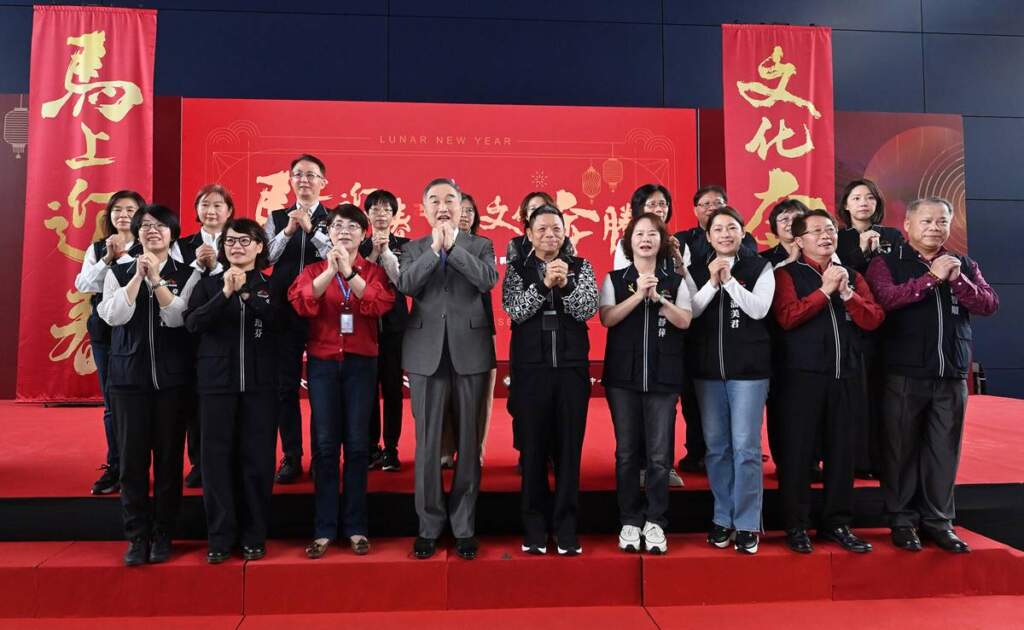 影／台中文化局新春團拜　400位藝文人士齊聚凝聚文化力量