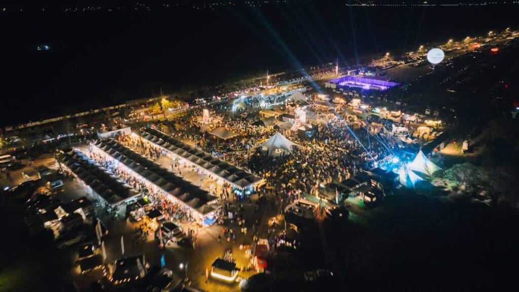 2026北野祭打造春日戶外生活節　180秒煙火結合無人機光影秀點亮屏北夜空