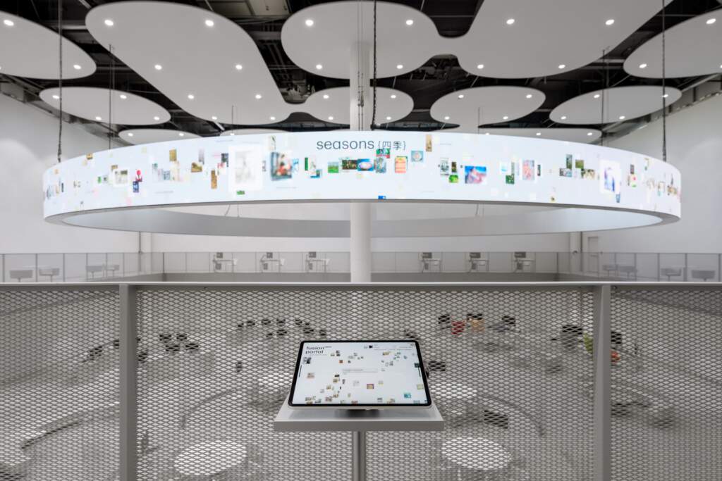 全台首創48公尺環形LED　體驗綠美圖「漫遊洞」之美