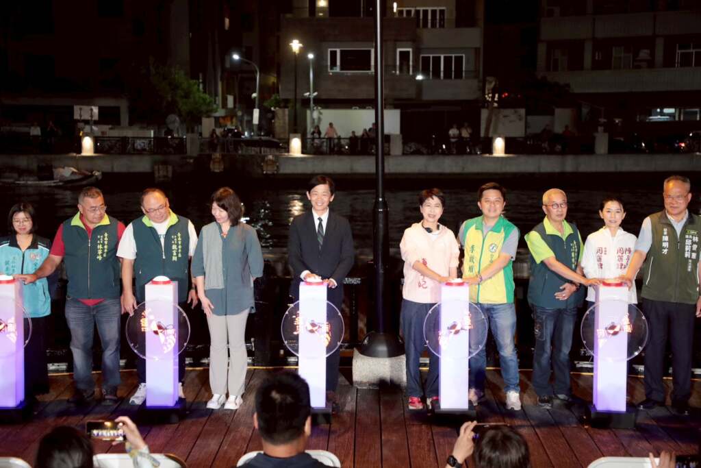 百年運河化身流動舞臺　臺南水岸燈光展演連續九天登場