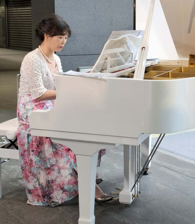 大安森林公園站公共鋼琴開放彈奏　打造城市音樂空間
