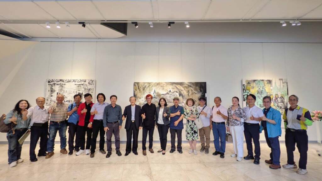 莊連東《旅歐觀想》回鄉設展　東方彩墨交織歐陸風景