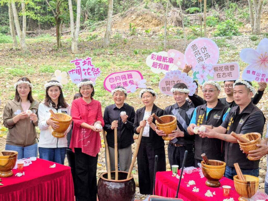 古坑桐花祭白色浪漫登場！　荷苞山邀共赴春日之約