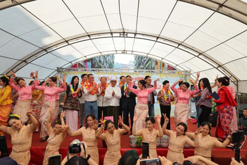 ▲活動以精彩的歌舞演出及美食慶祝緬甸新年。