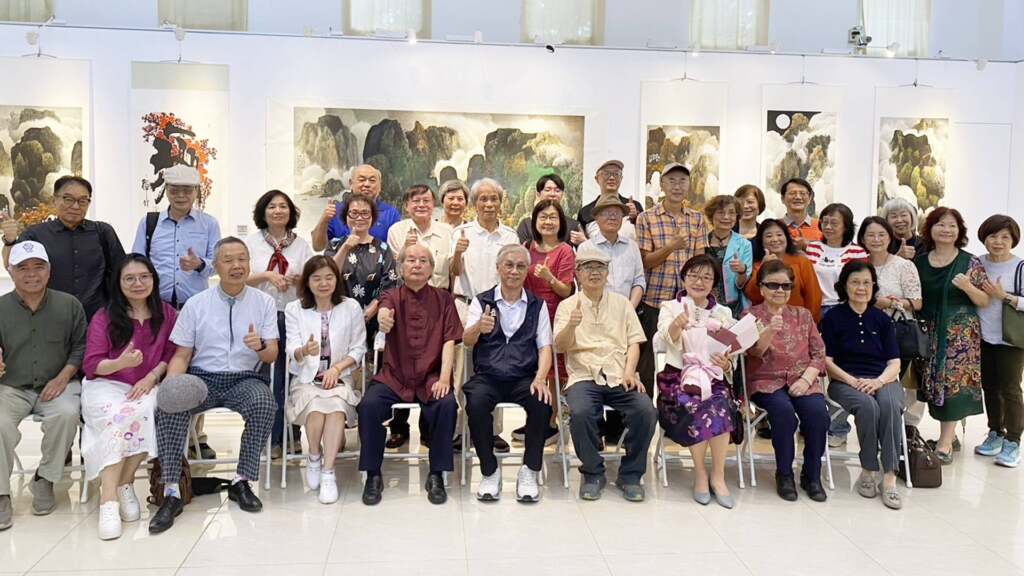 影／劉玉美水墨創作個展葫蘆墩文化中心登場　33件作品展現山水詩境