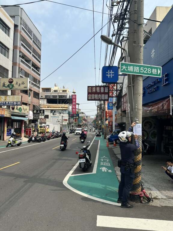 ▲大甲媽祖回鑾行經大埔路，彰化警公告交管疏導確保順暢安全。（圖／彰化警方提供）