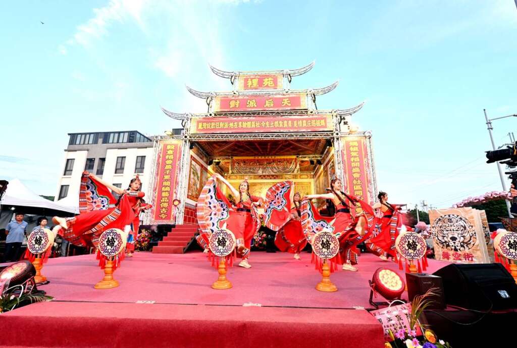 苗栗苑裡天后派對　海線9間宮廟媽祖齊聚駐駕護佑地方